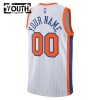 Dres New York Knicks Prilagođeni Nike 2024-25 City Edition Bijela Swingman - Dječji